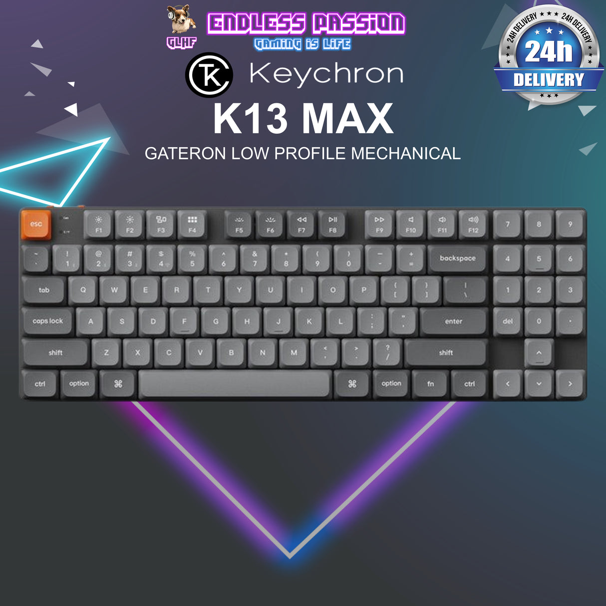 Keychron K13 Max QMK/VIA Wireless Custom Mechanical Keyboard