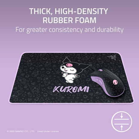 Razer Deathadder Essential and Goliathus Bundle - Kuromi Edition