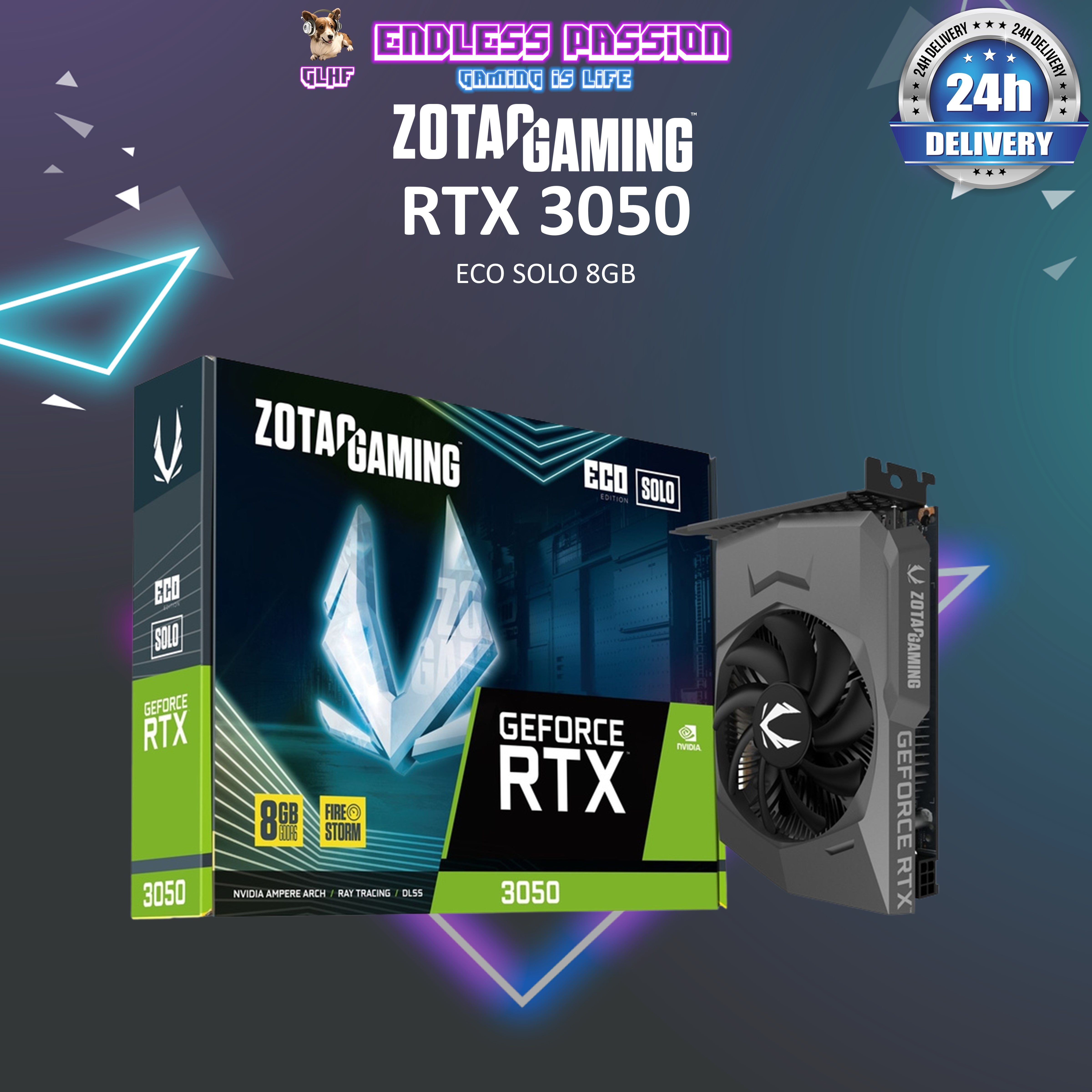 ZOTAC GeForce RTX 3050 Eco Solo 8GB – Endless Passion