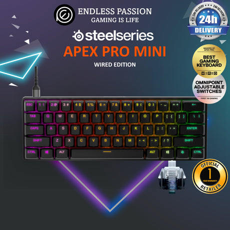 SteelSeries Apex Pro Mini Gaming Keyboard