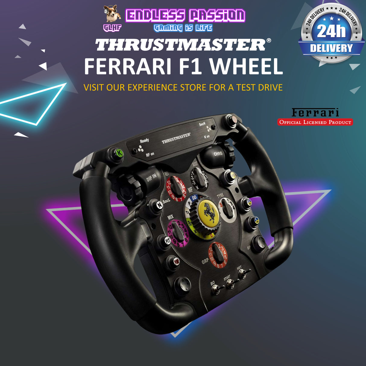 Thrustmaster Ferrari F1 Wheel Add-On Official Ferrari® licensed