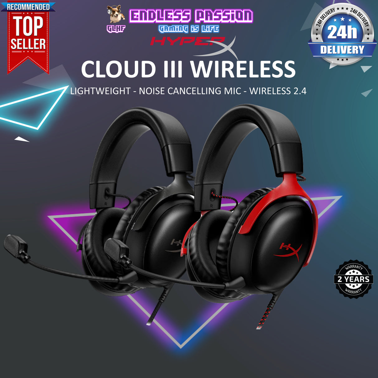 HyperX Cloud III Wireless Gaming Headset