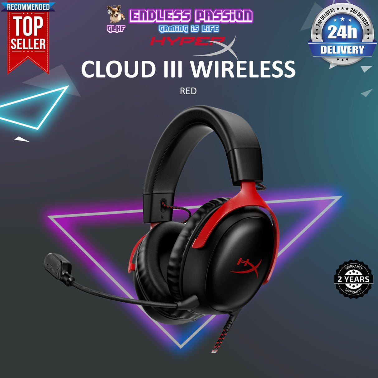 HyperX Cloud III Wireless Gaming Headset