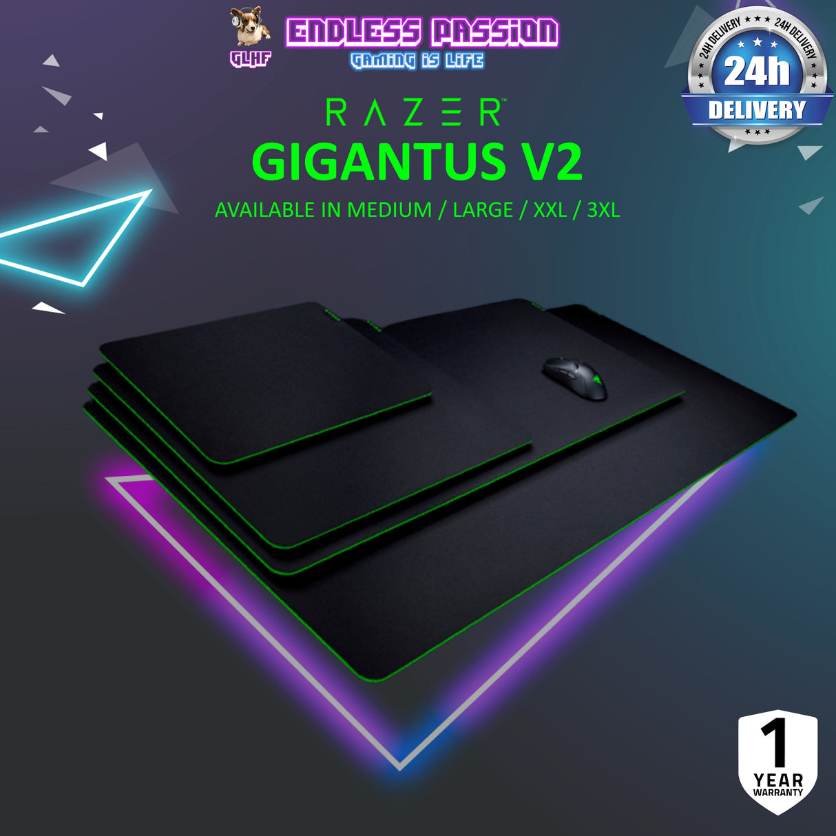 Razer Gigantus V2 Cloth Gaming Mouse Pad