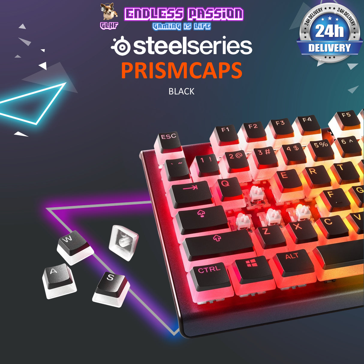 SteelSeries PrismCaps Keycaps