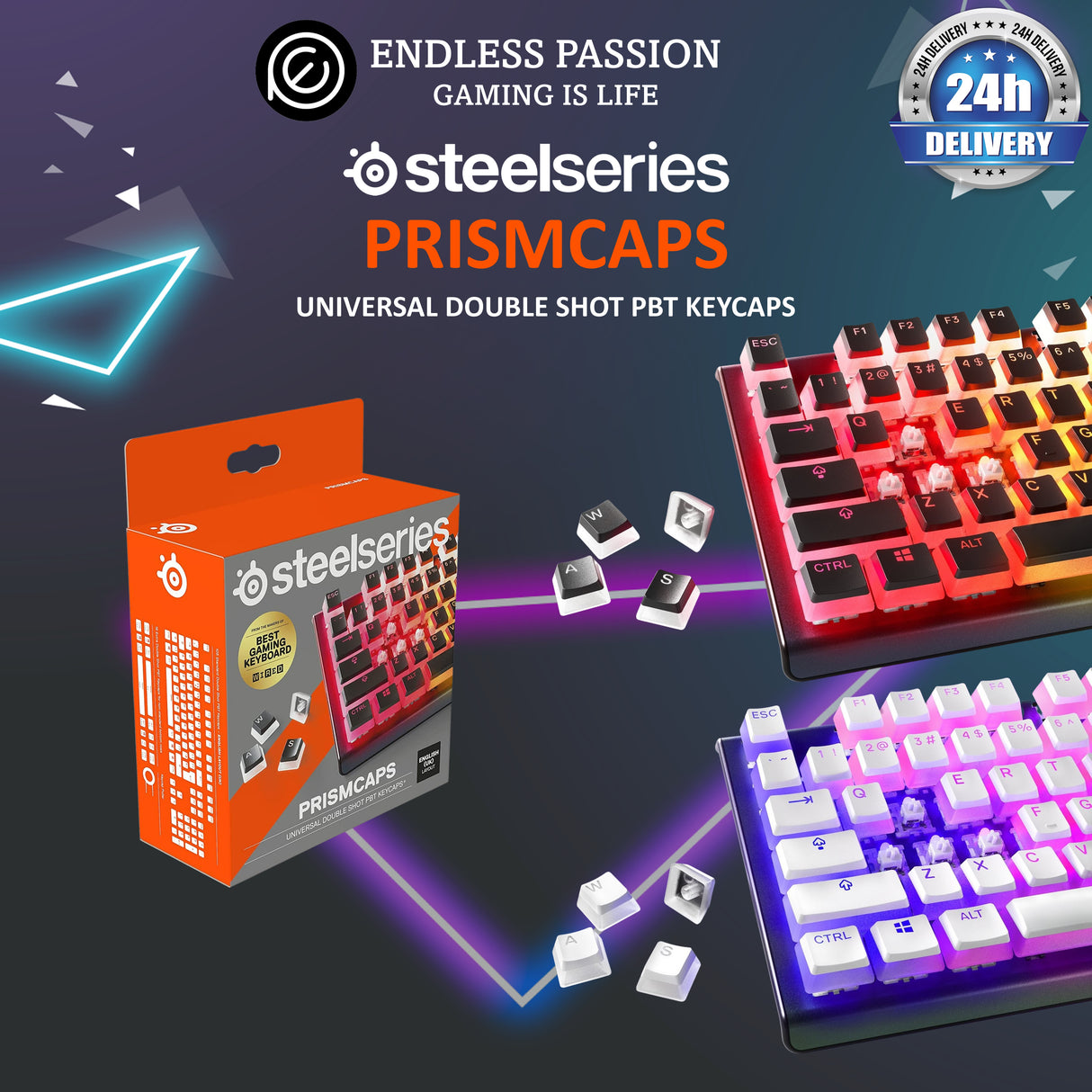 SteelSeries PrismCaps Keycaps