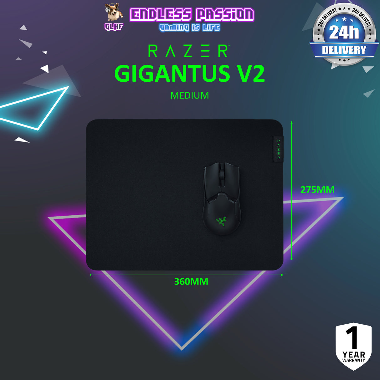 Razer Gigantus V2 Cloth Gaming Mouse Pad