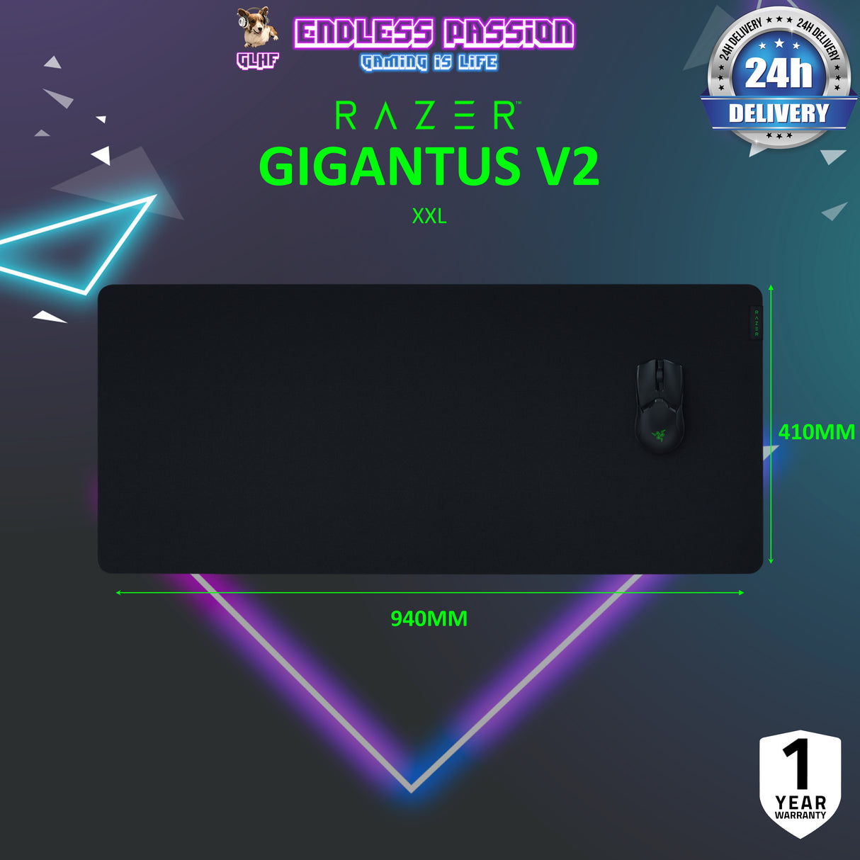 Razer Gigantus V2 Cloth Gaming Mouse Pad