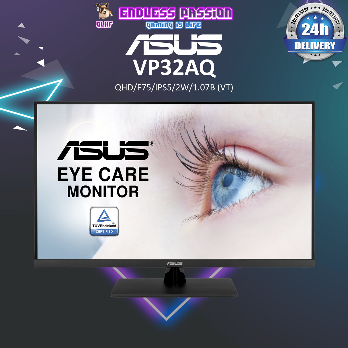 ASUS VP32AQ 32 Inch Eye Care Monitor