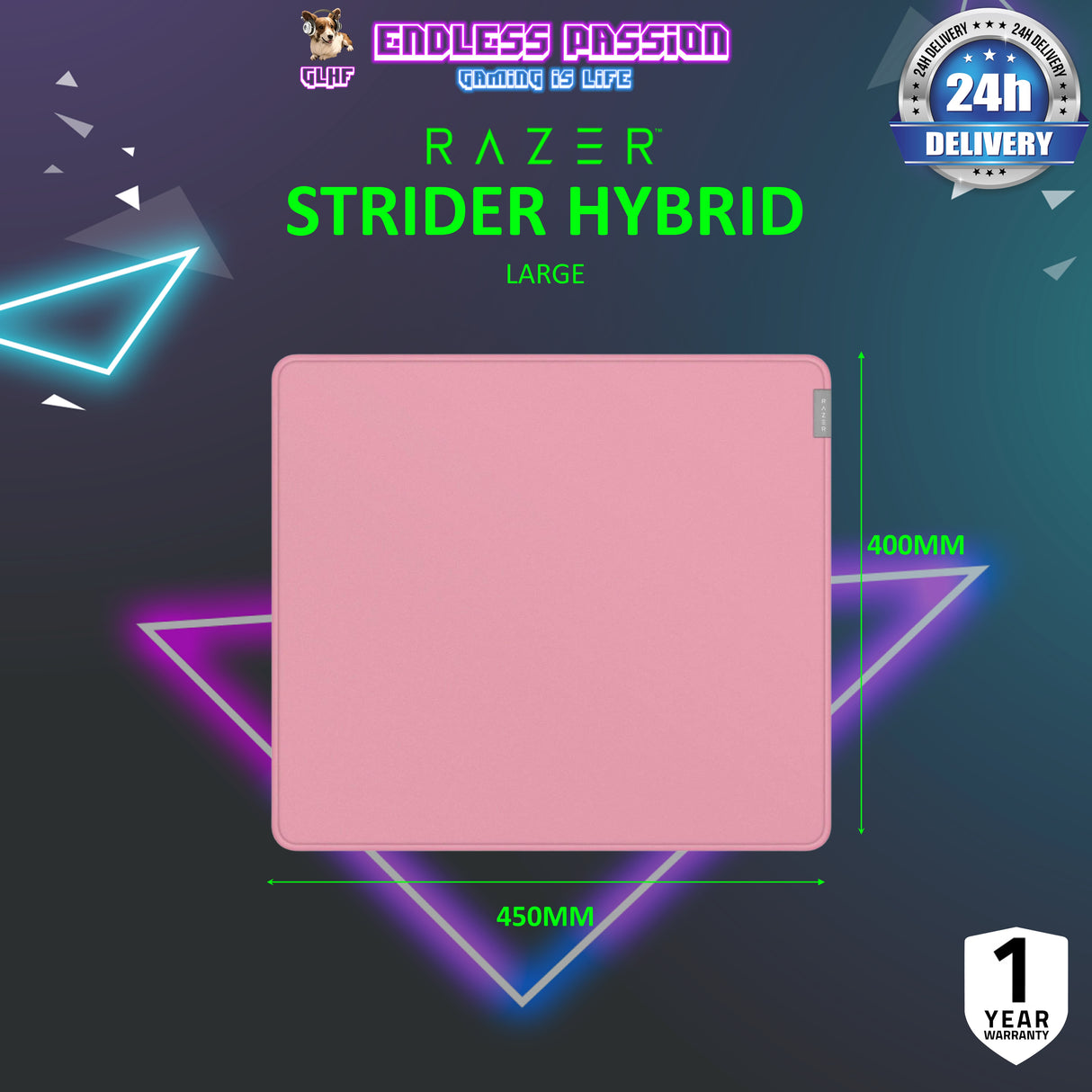 Razer Strider Hybrid Gaming Mouse Mat