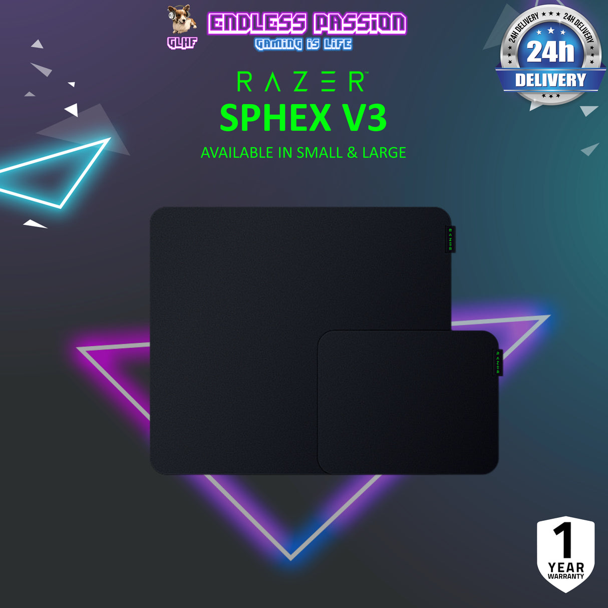 Razer Sphex V3 Hard Gaming Mouse Mat