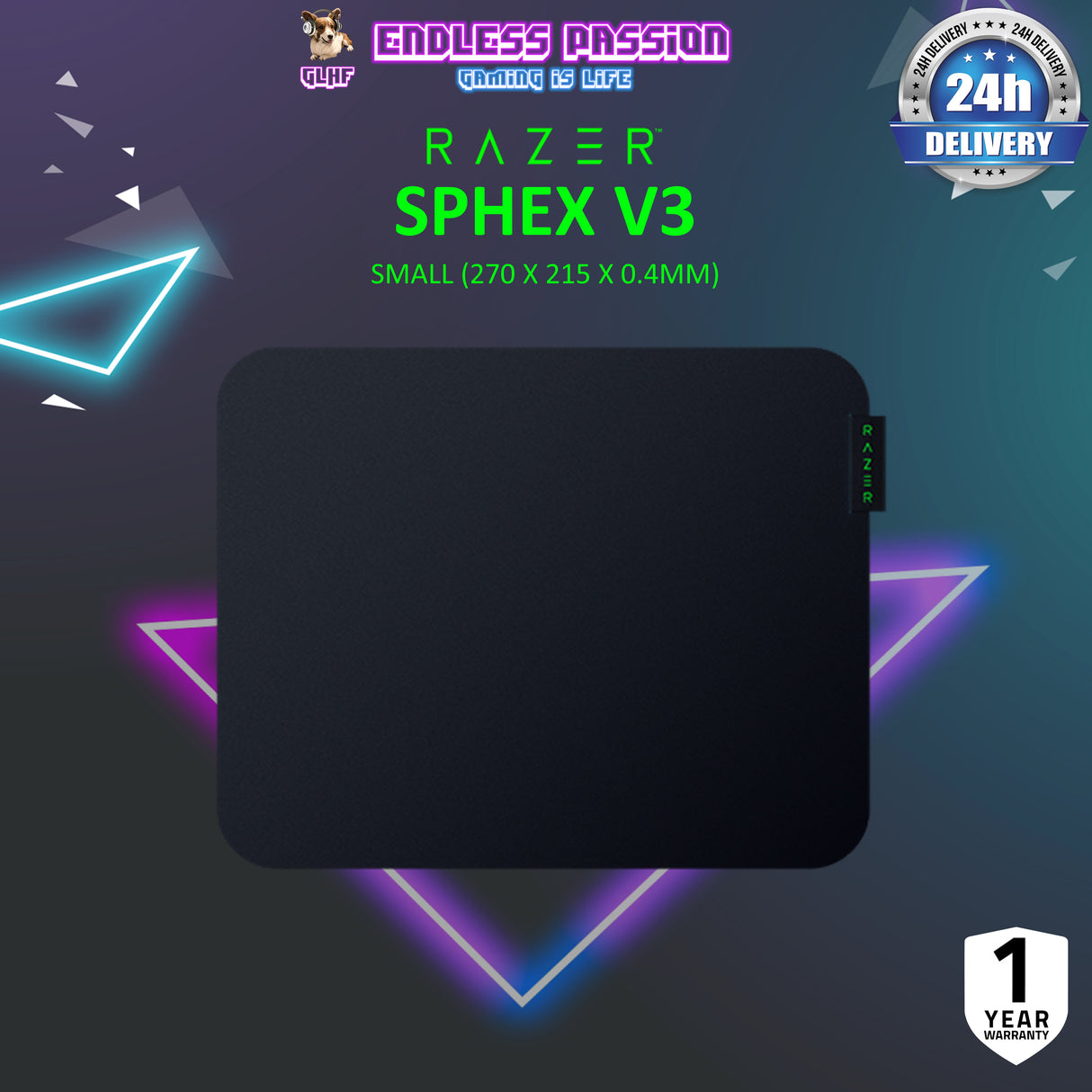 Razer Sphex V3 Hard Gaming Mouse Mat