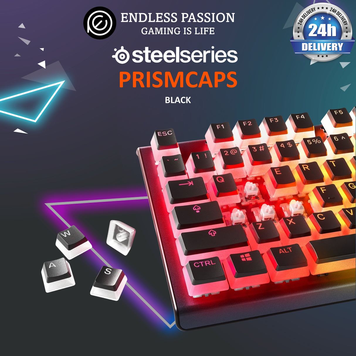 SteelSeries PrismCaps Keycaps