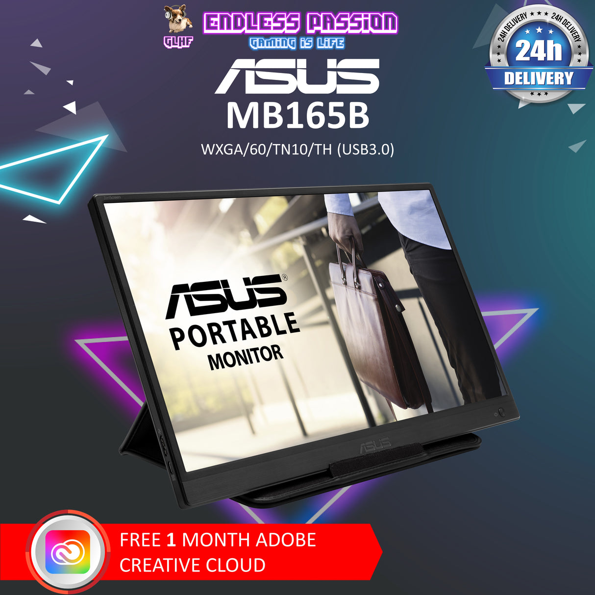 ASUS ZenScreen MB165B 16 Inch Portable Monitor