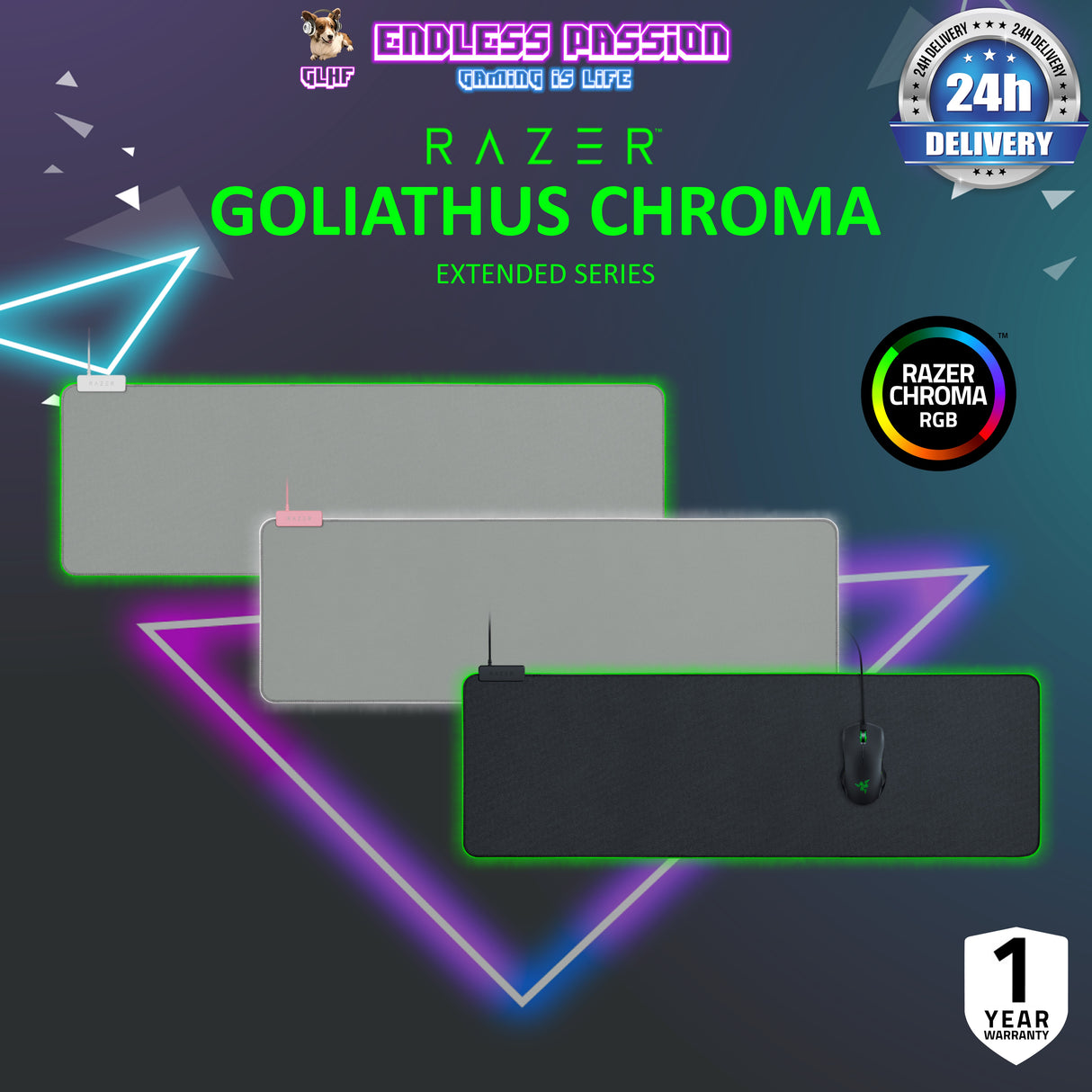 Razer Goliathus Extended Chroma Gaming Mousepad