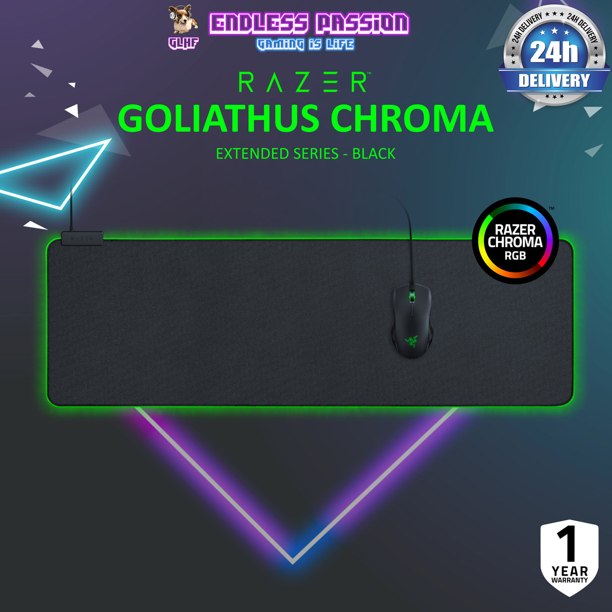 Razer Goliathus Extended Chroma Gaming Mousepad