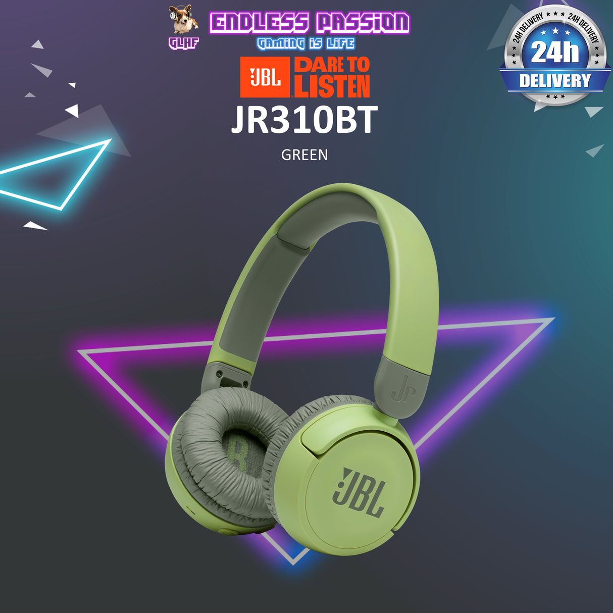 JBL JR 310 BT Kids Wireless On-Ear Headphones