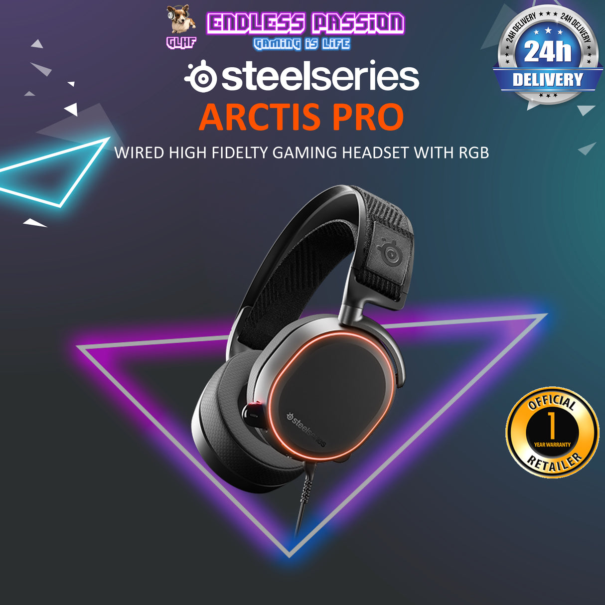 SteelSeries Arctis Pro Wired Gaming Headset