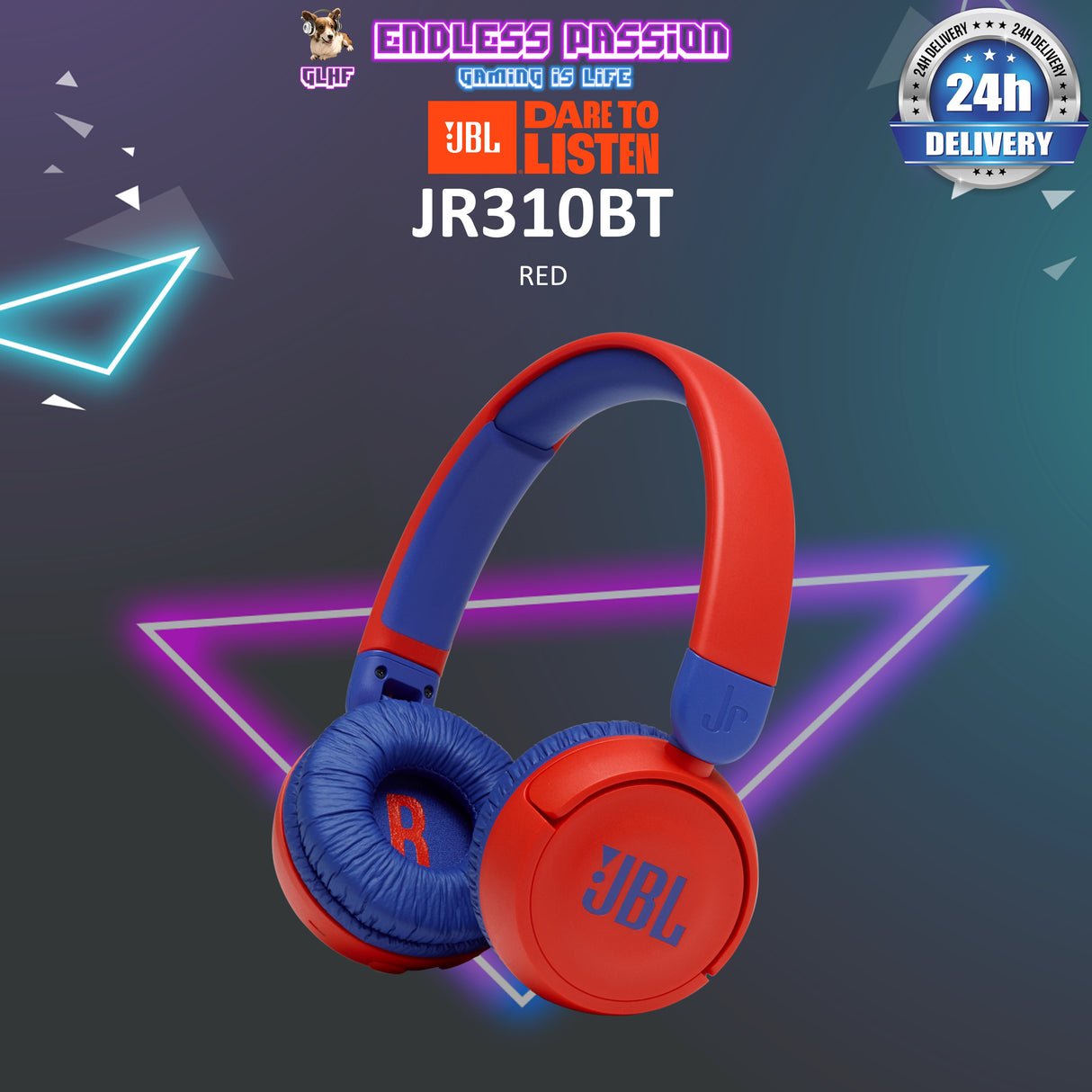 JBL JR 310 BT Kids Wireless On-Ear Headphones