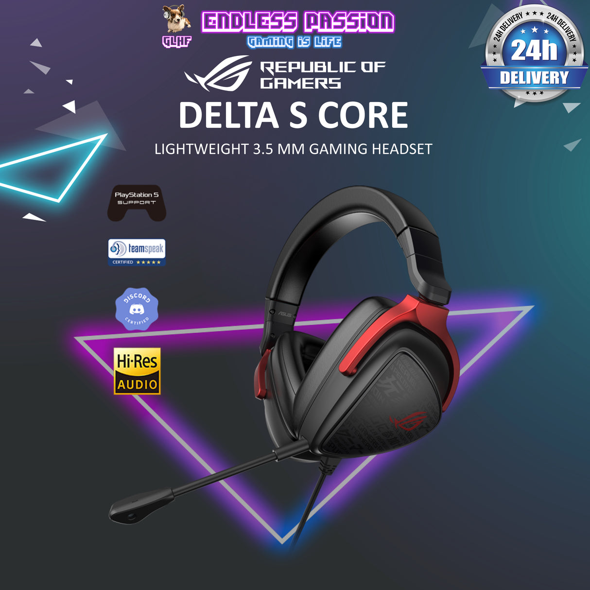 Asus ROG Delta S Core Wired Gaming Headset