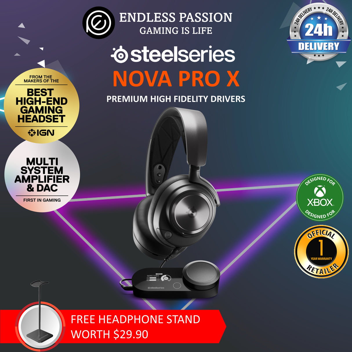 SteelSeries Arctis Nova Pro X Gaming Headset