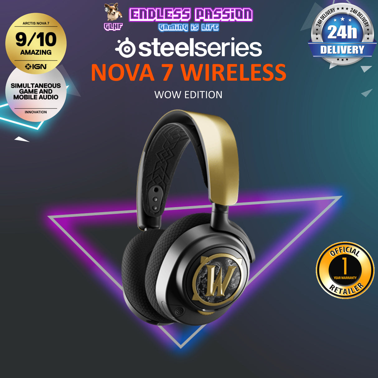 SteelSeries Arctis Nova 7 Wireless Gaming Headset