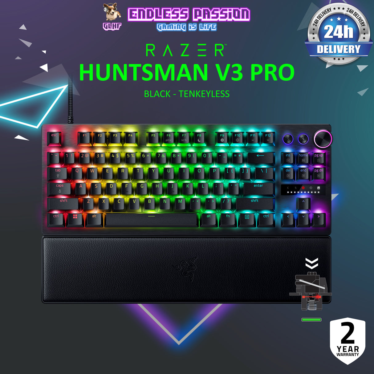 Razer Huntsman V3 Pro Esports Wired Gaming Keyboard