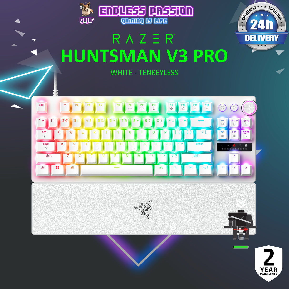 Razer Huntsman V3 Pro Esports Wired Gaming Keyboard