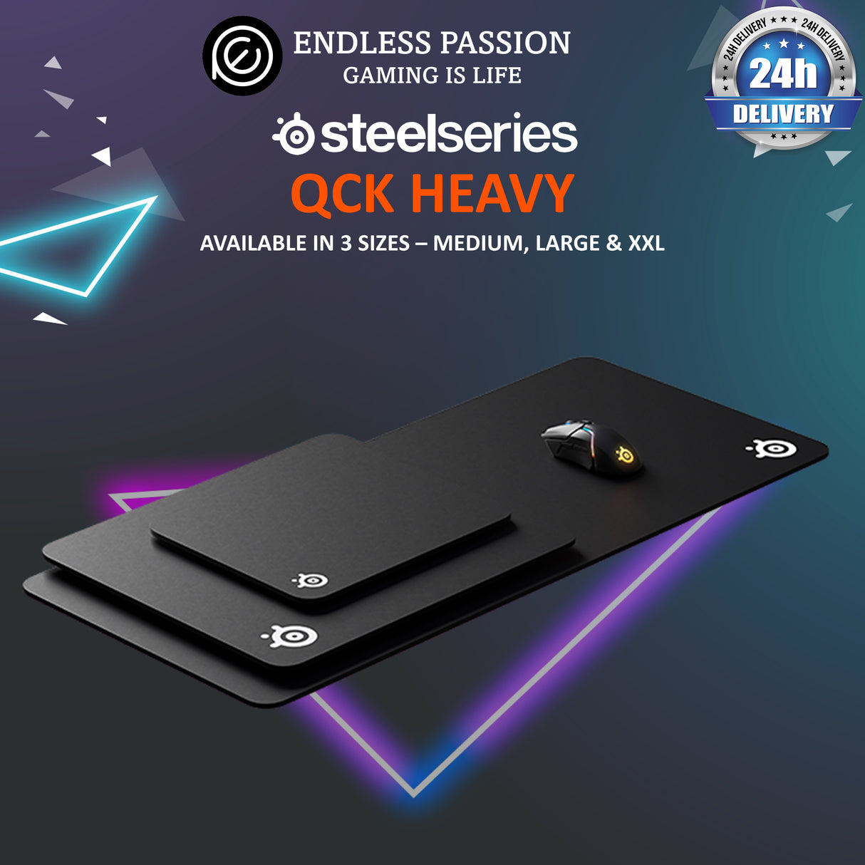 SteelSeries Qck Heavy Gaming Mousepad