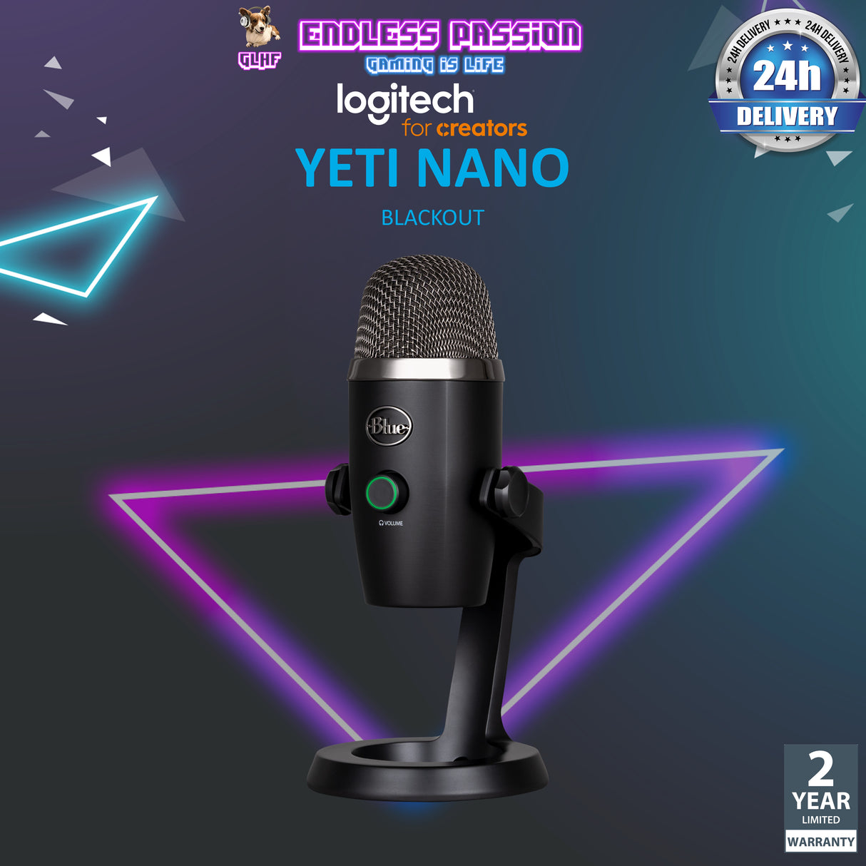 Logitech G Blue Yeti Nano USB Microphone