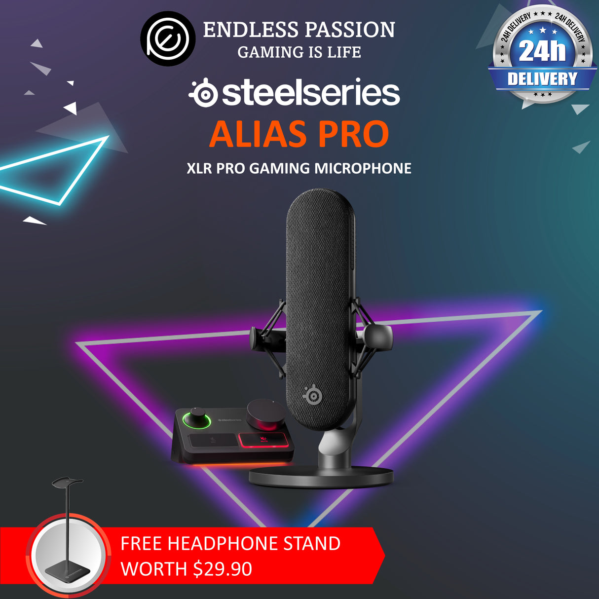 SteelSeries Alias Pro Microphone