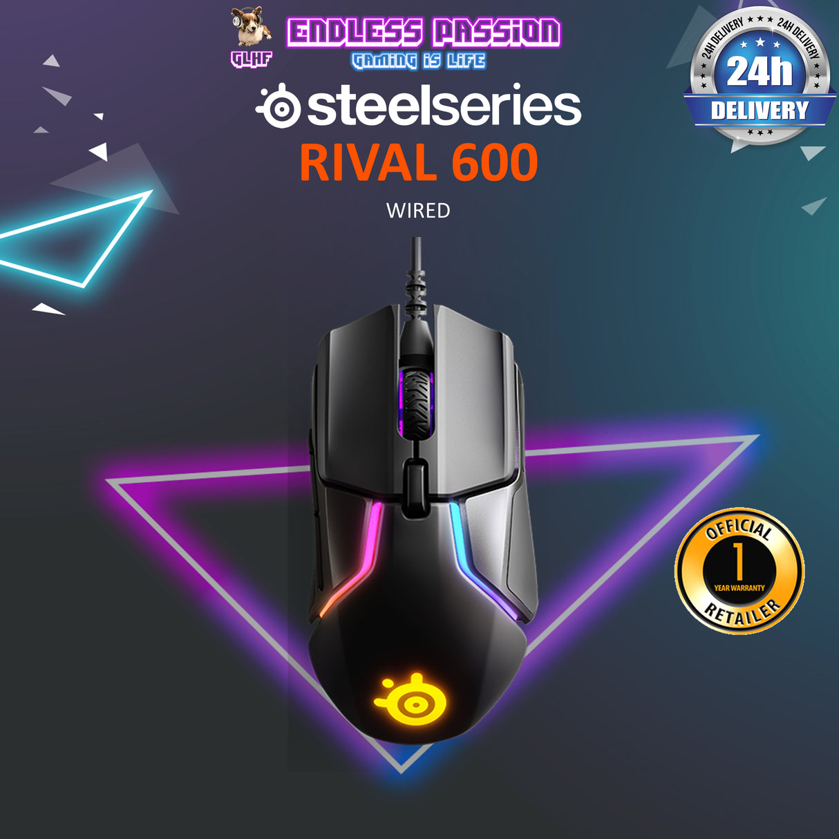 SteelSeries Rival 600 Gaming Mouse