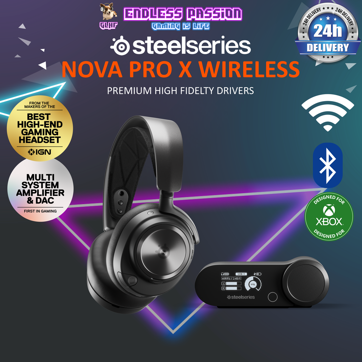 SteelSeries Arctis Nova Pro Wireless for Xbox Gaming Headset