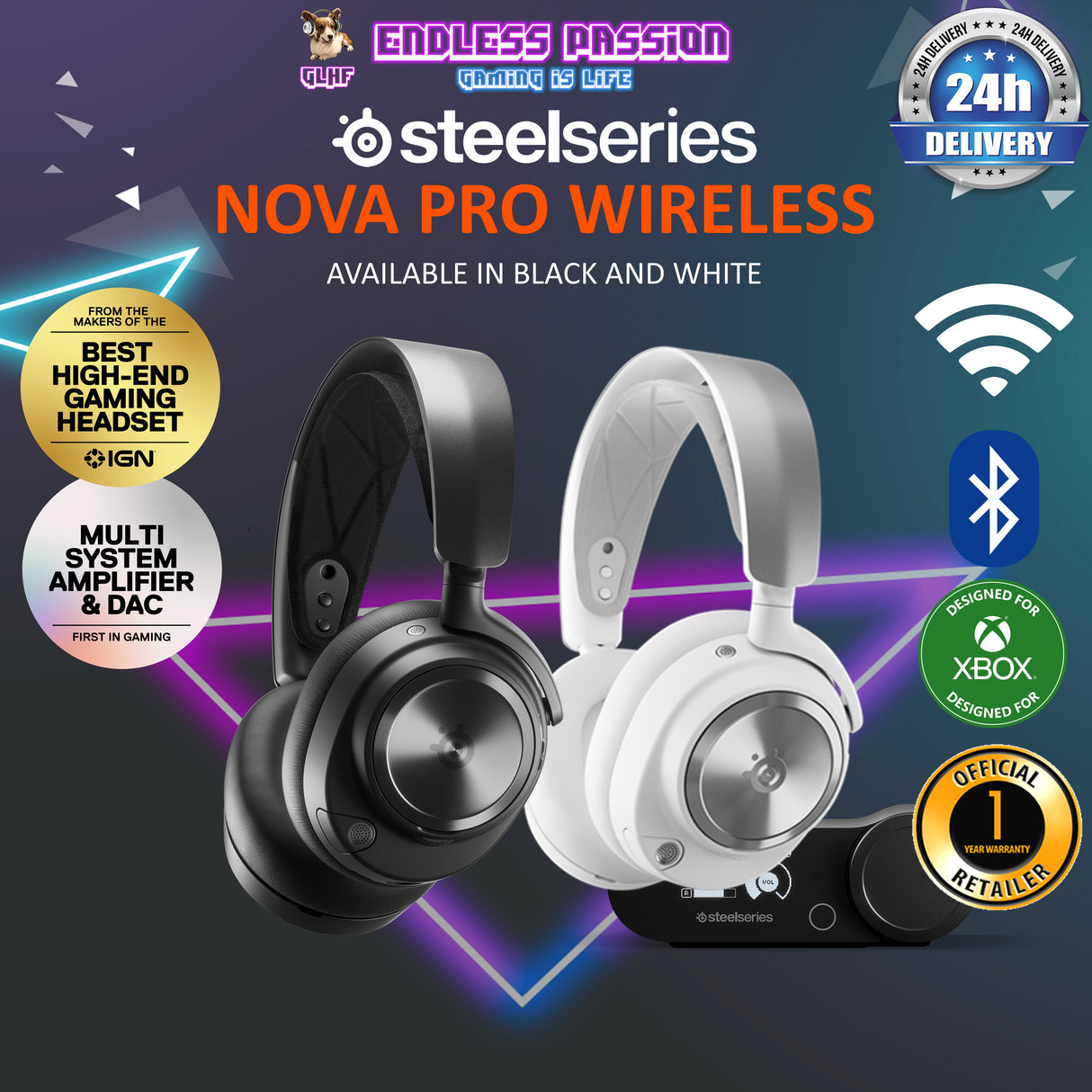 SteelSeries Arctis Nova Pro Wireless for Xbox Gaming Headset