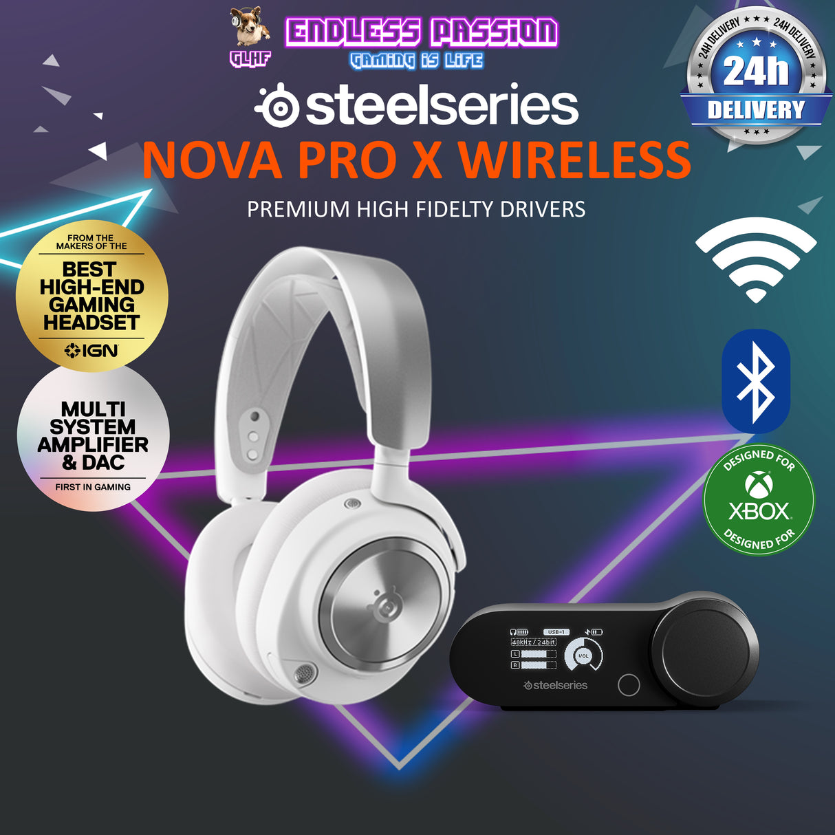 SteelSeries Arctis Nova Pro Wireless for Xbox Gaming Headset