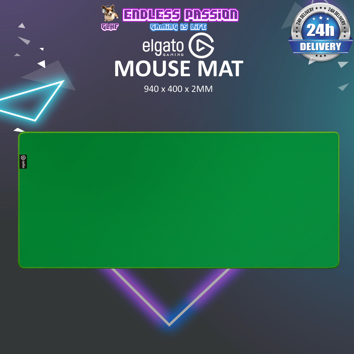 Elgato Green Screen Mouse Mat (CS-10GAV9901)