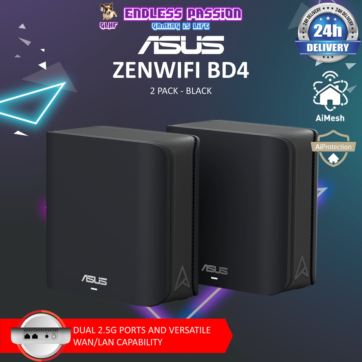 ASUS ZenWiFi BD4 Dual Band WiFi 7 Mesh