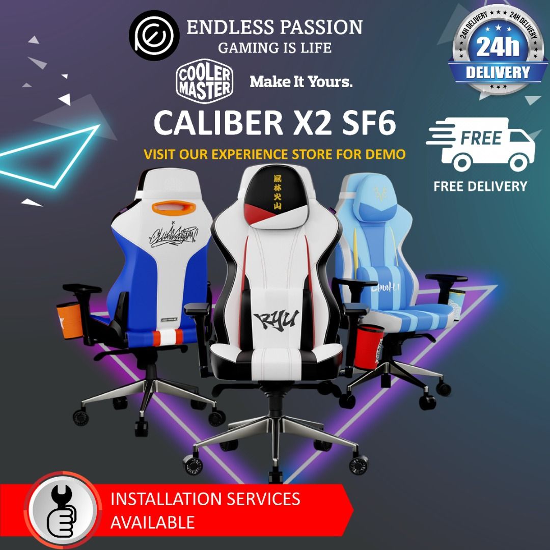 Cooler Master Caliber X2 Gaming Chair - Street Fighter Edition