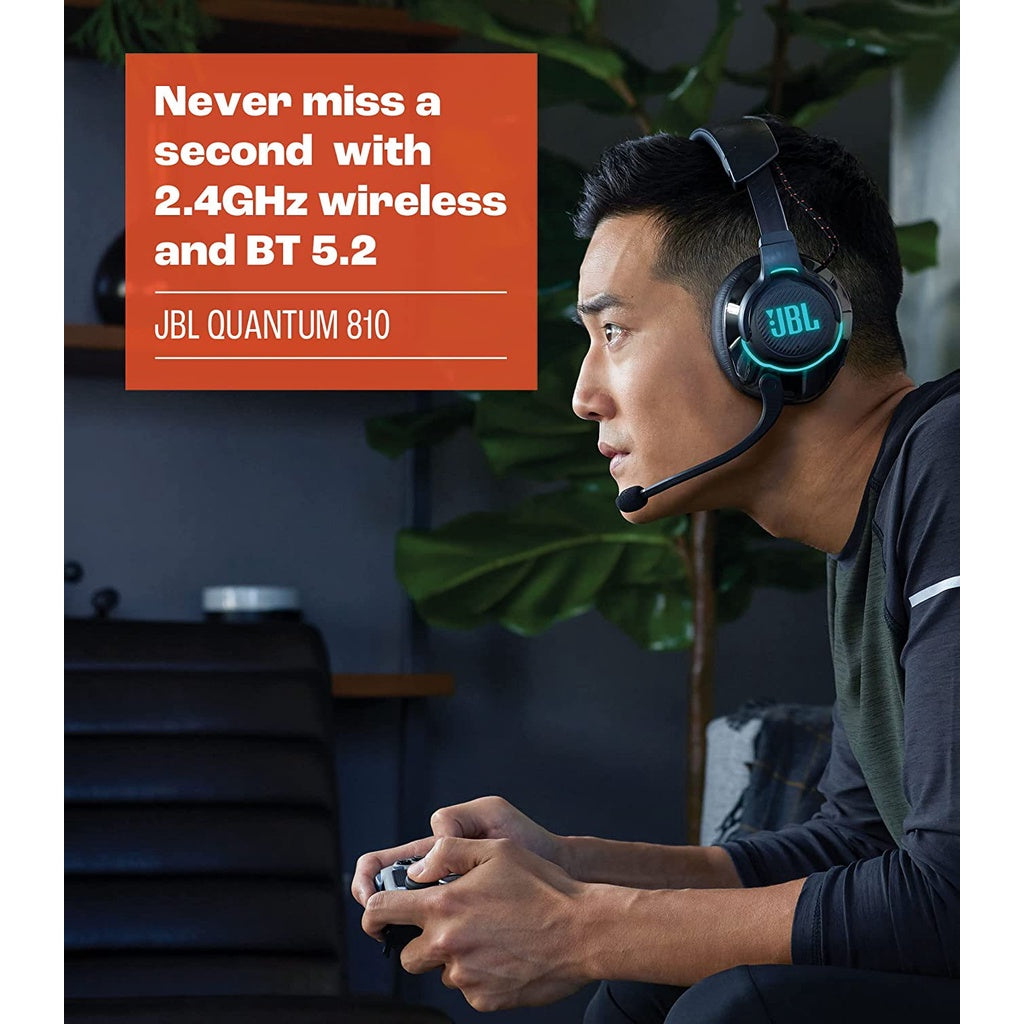 JBL Quantum 810 Wireless Noise-Canceling Gaming Headset