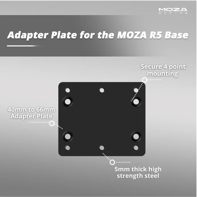 MOZA R5 40mm to 66mm 4 holes Adapter Plate