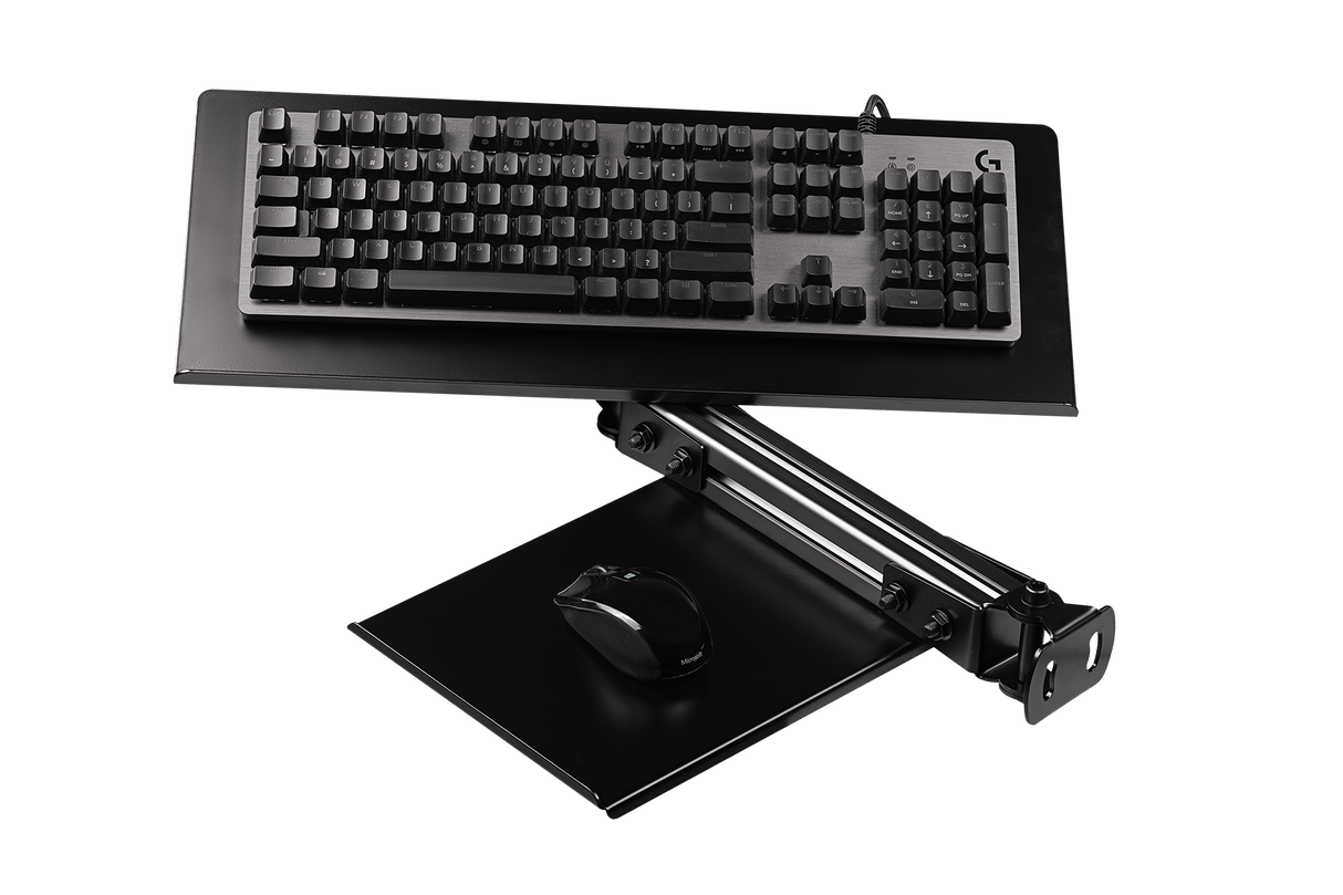 Next Level Racing F-GT Elite Keyboard & Mouse Tray - Carbon Grey