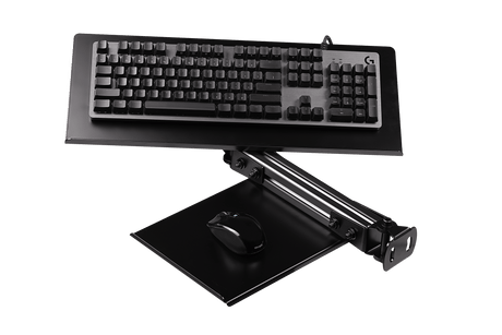 Next Level Racing F-GT Elite Keyboard & Mouse Tray - Carbon Grey