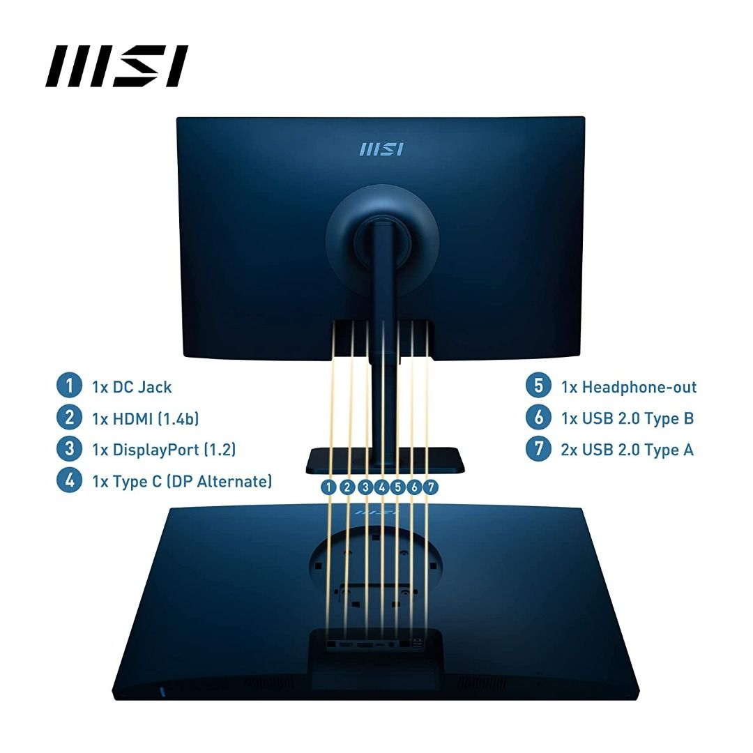 MSI Modern MD272QP Ultramarine 27 Inch 2K IPS Monitor