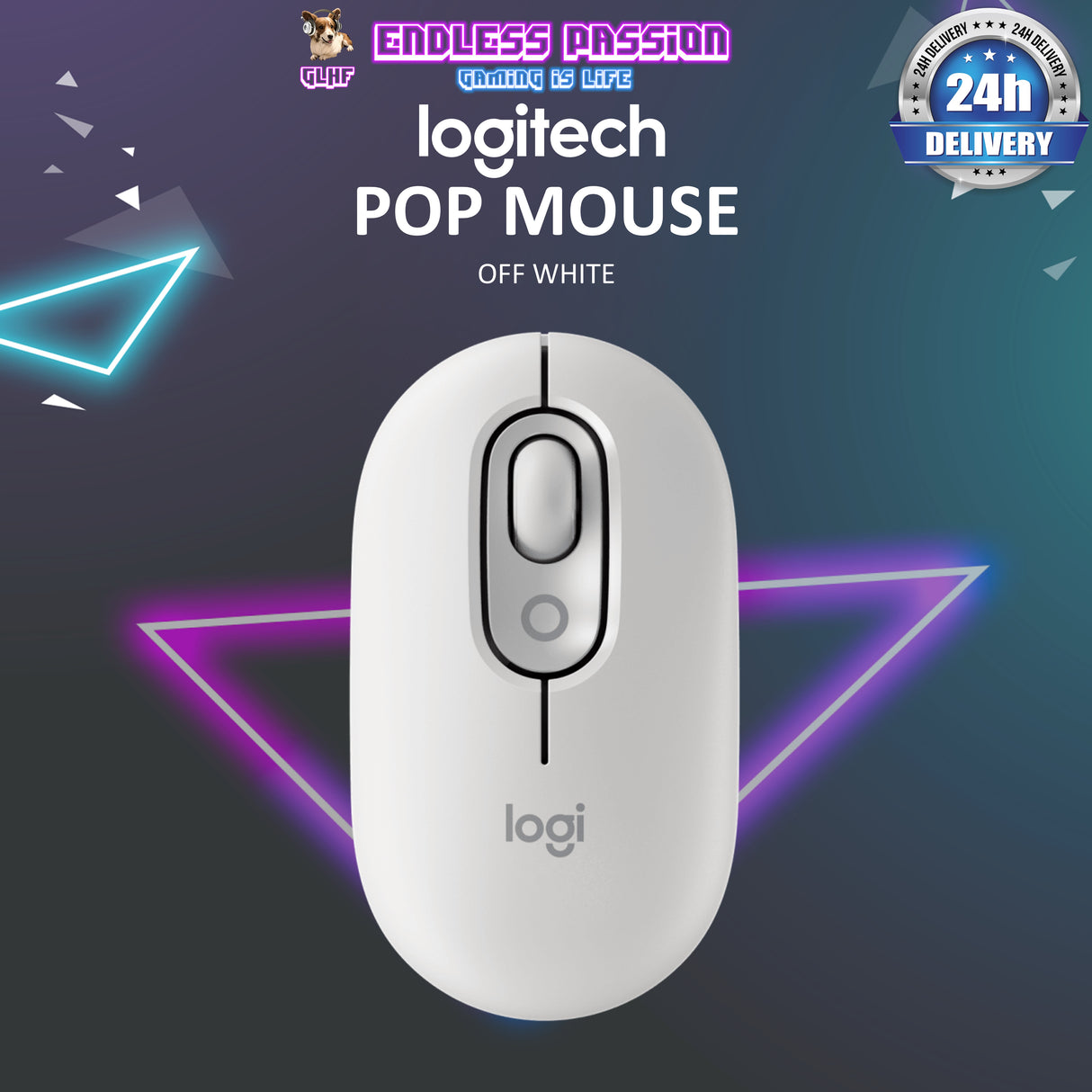 Logitech POP Mouse Wireless Mouse with Customizable Emojis