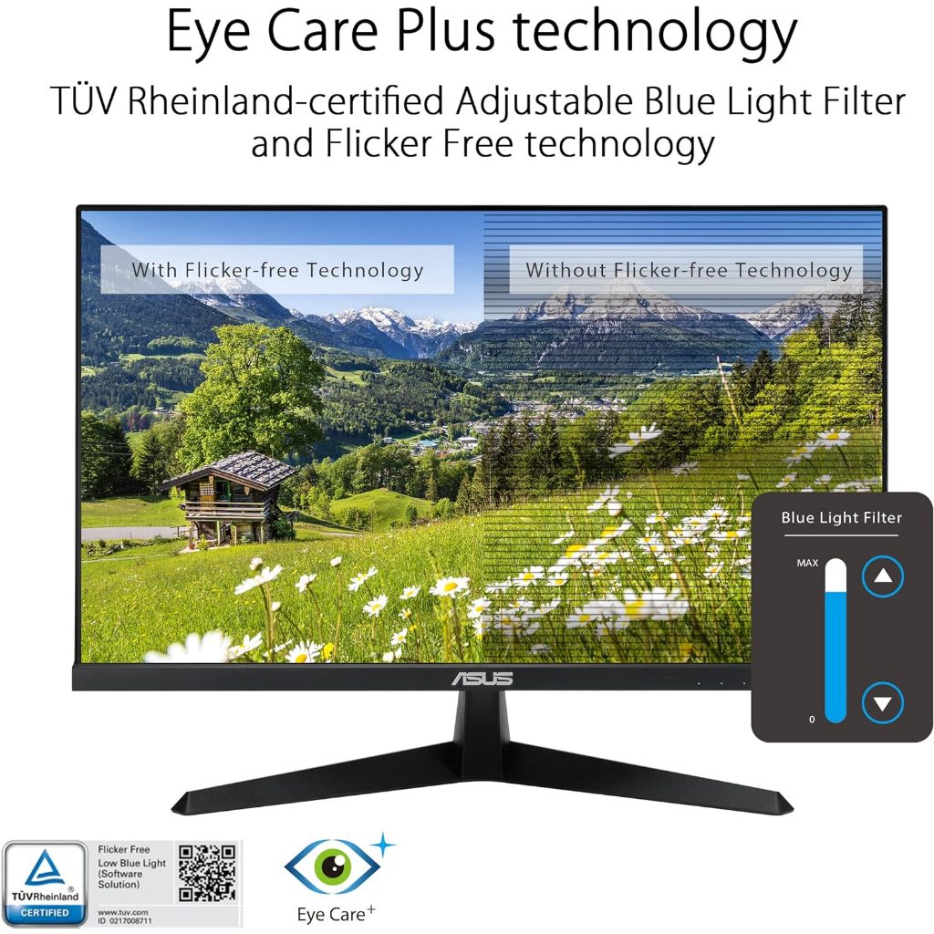 ASUS VY249HGE 24 Inch Eye Care Gaming Monitor