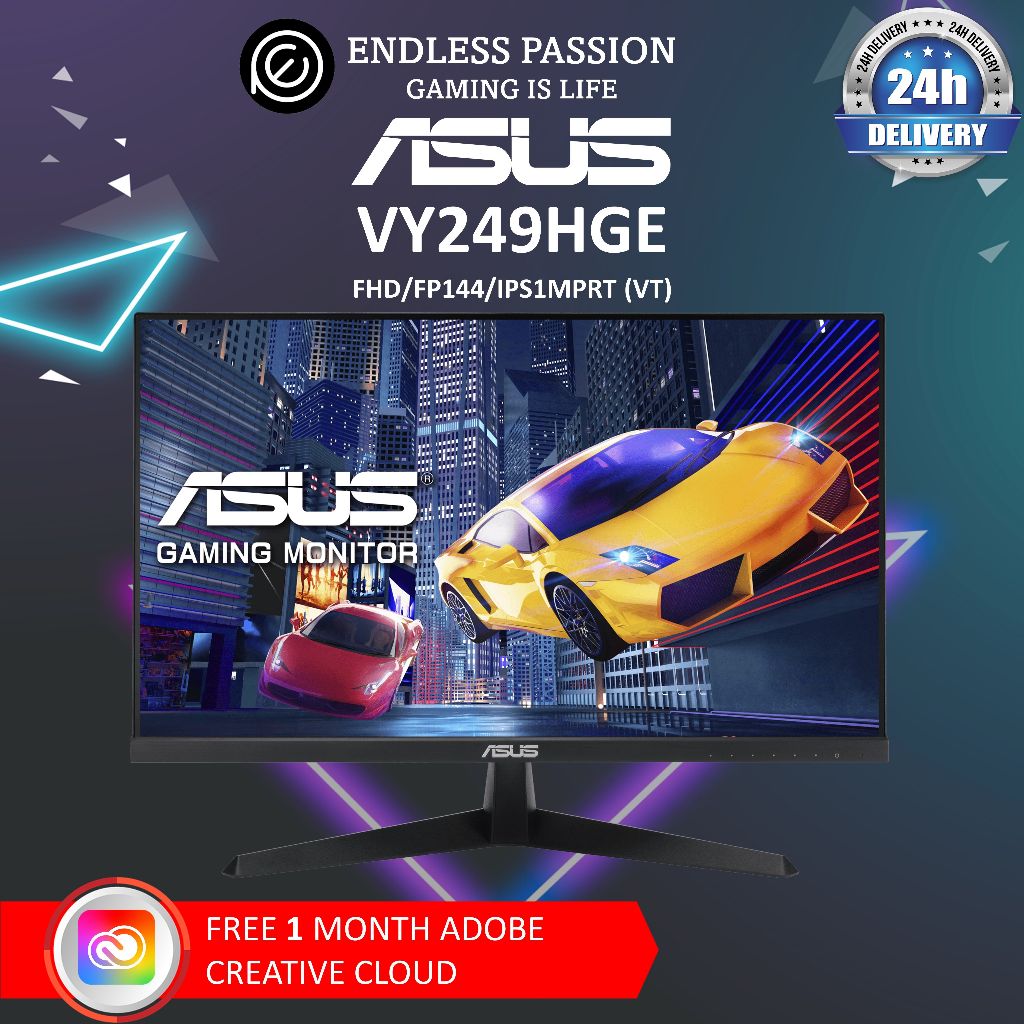 ASUS VY249HGE 24 Inch Eye Care Gaming Monitor