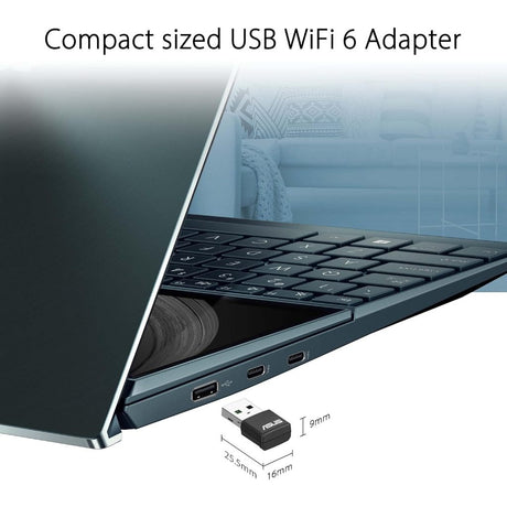 Asus USB-AX55 Nano AX1800 Dual Band WiFi 6 USB Adapter