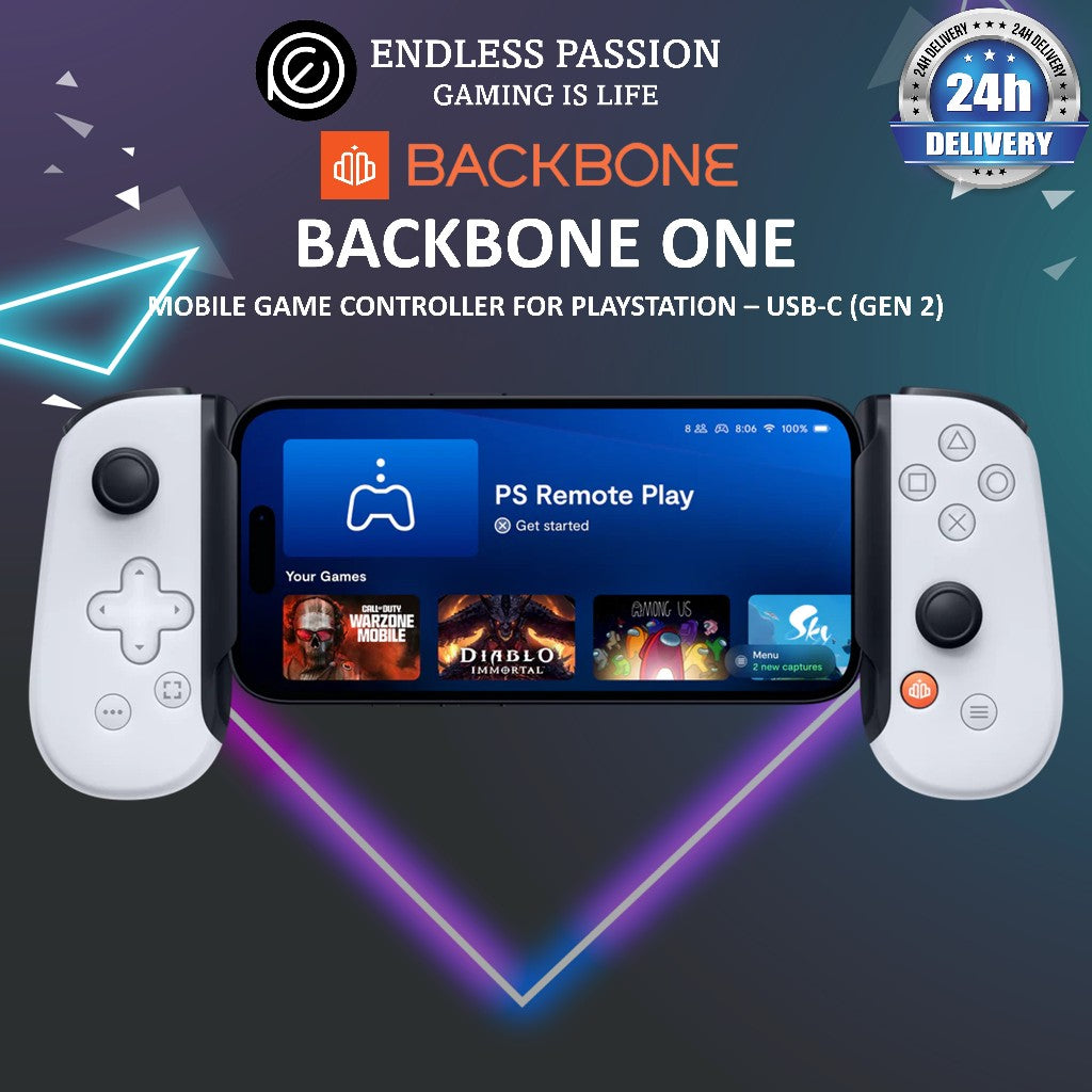 Backbone One 2nd Gen (USB-C) Mobile Gaming Controller For Playstation