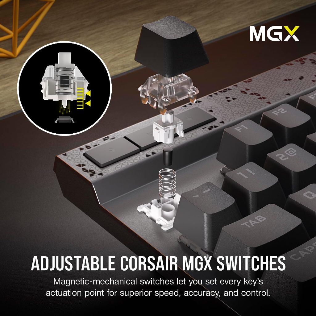 Corsair K70 MAX RGB Wired Magnetic-Mechanical Gaming Keyboard