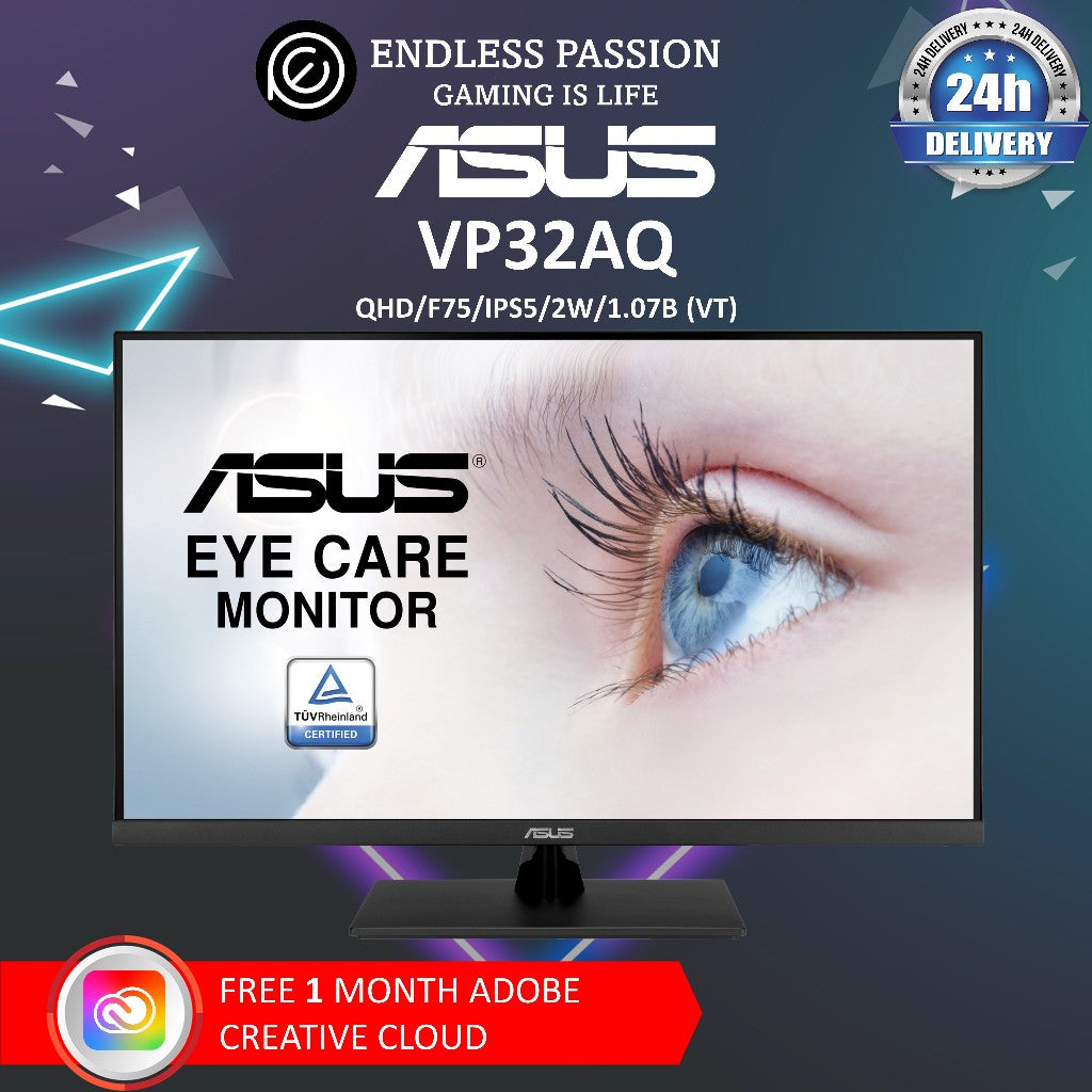 ASUS VP32AQ 32 Inch Eye Care Monitor